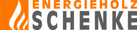 Logo Energieholz Schenke Produktbereich. Energieholz Orange, Anthrazit Schenke