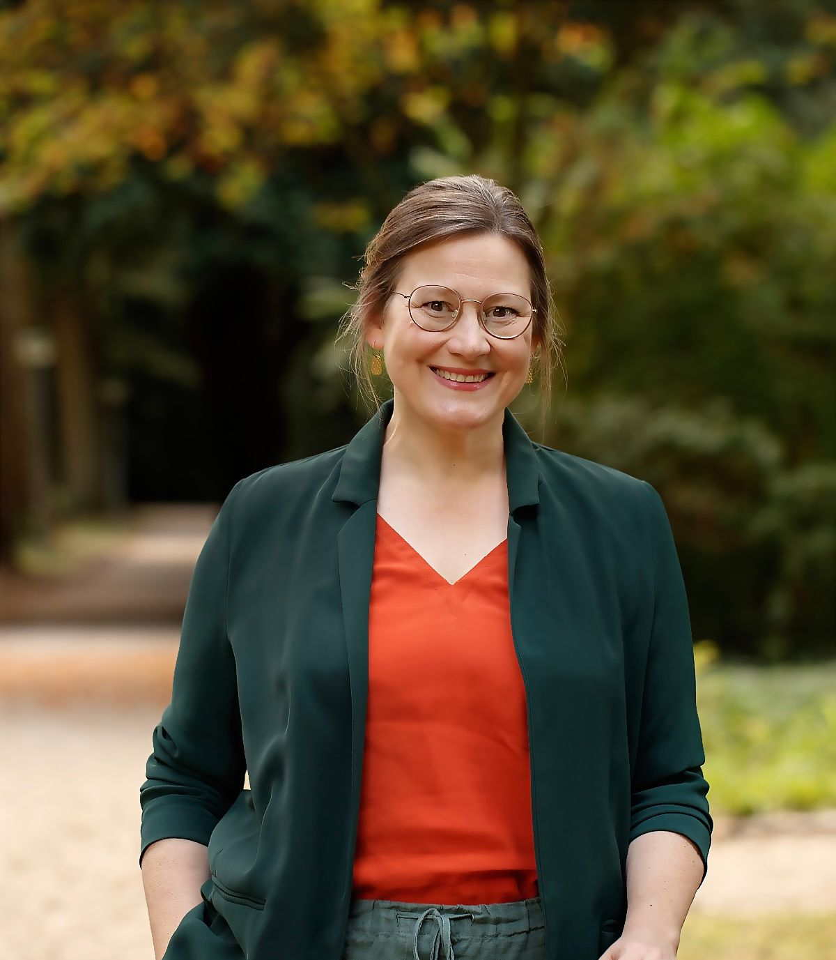 Claudia Corsten Coaching & Begleitung Porträt frontal, lächelnd