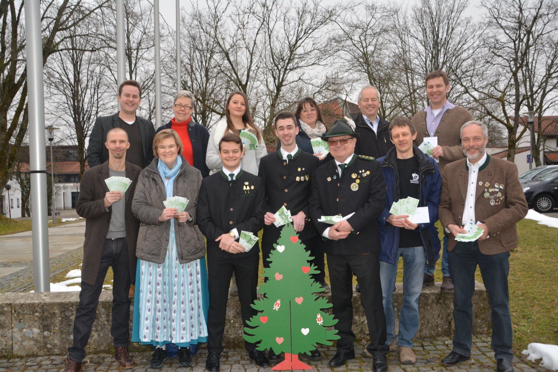 Spendenübergabe Christbaumaktion 2018