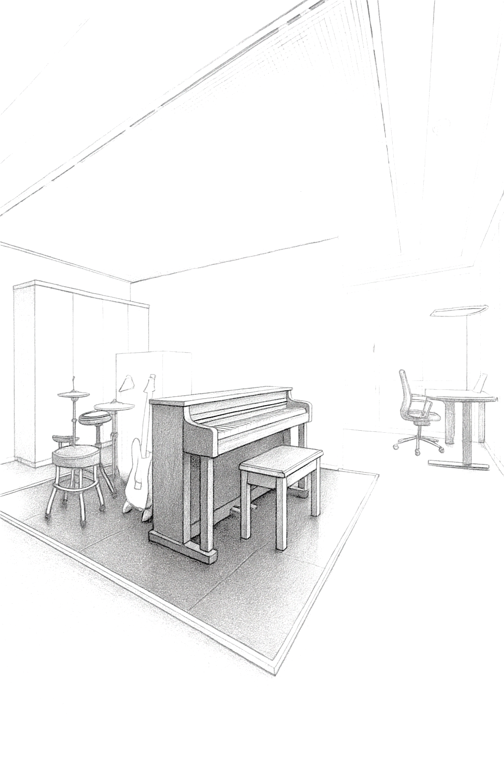Sound Circle-Plattform im Büro
