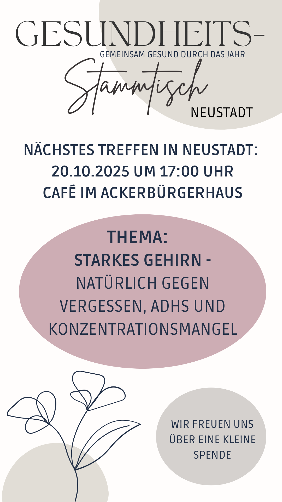 Gesundheits Stammtisch, Chronische Erschöpfung