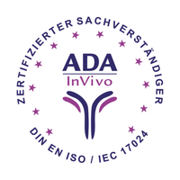 Zertifizierung ansehen ADA InVivo zertifiziert nach DIN EN ISO / EC 17024