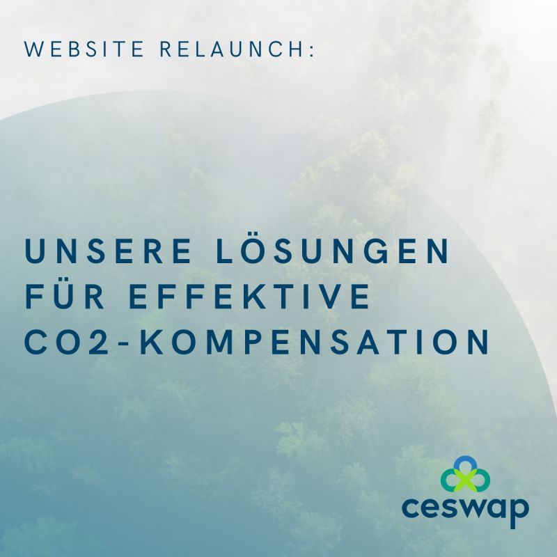 Ceswap startet mit neuem Angebot im freiwilligen CO₂-Markt: Transparente Kompensation mit Blockchain