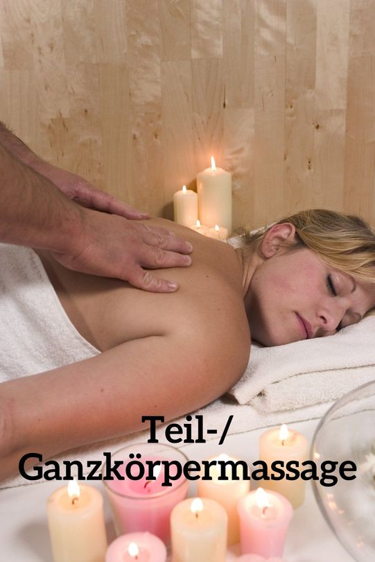 Teilkörpermassage Ganzkörpermassage