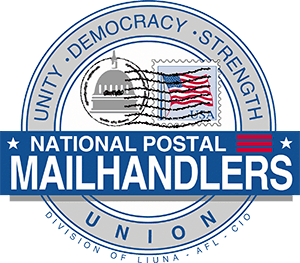National Postal Mailhandlers Union Logo, Unity, Democracy, Strength