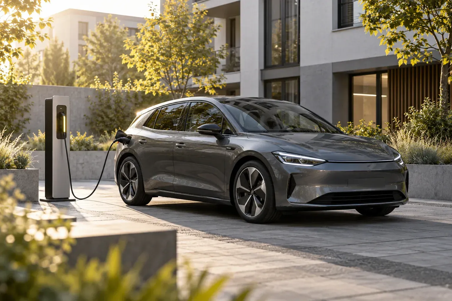 KI-generiertes Symbolbild zum Beitrag: Elektroautos: Vor- und Nachteile im Überblick