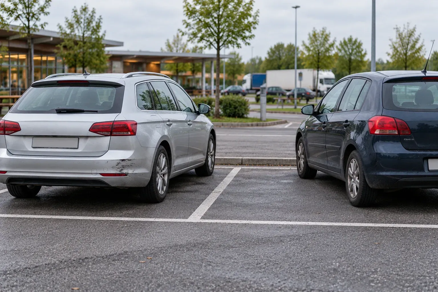KI-generiertes Symbolbild zum Beitrag: Unfallschaden mit ausländischen Fahrzeug des Unfallverursachers - Was ist zu beachten?