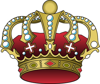 Ehemalige Krone des Kaisers