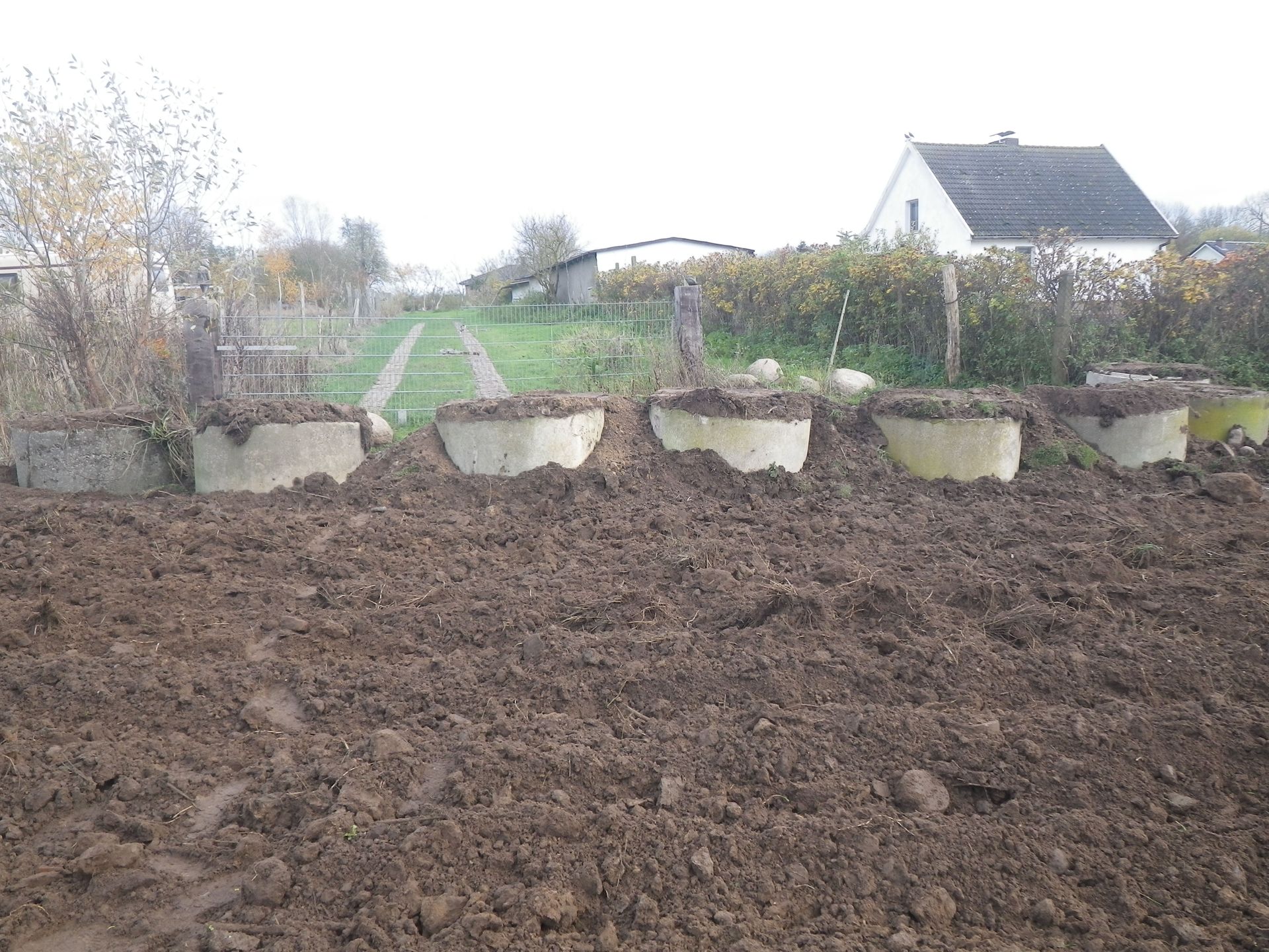 Folkerts Sperrung unserer Einfahrt