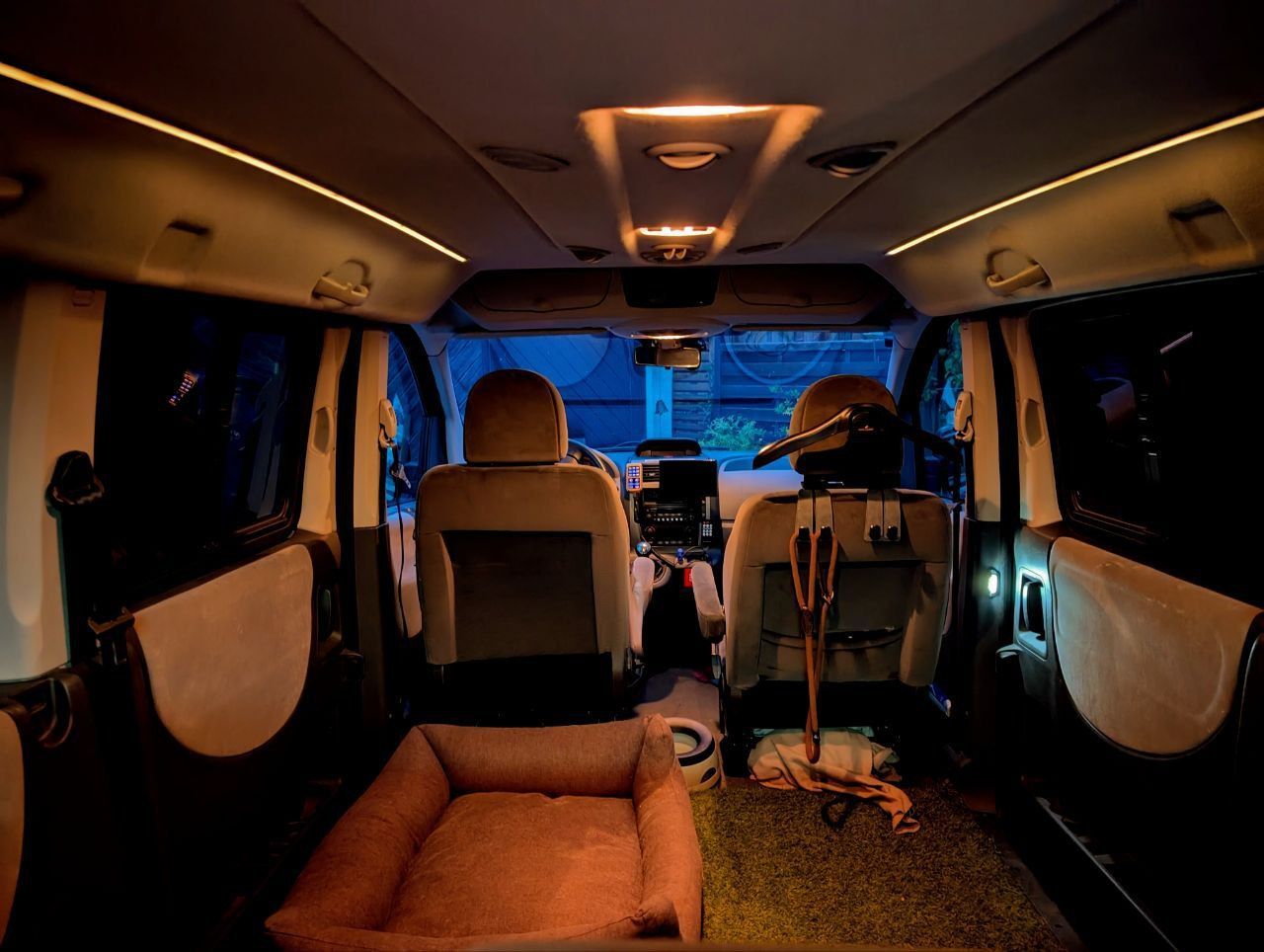 Viel Platz, gemütliches Ambiente, vergnügtes Fahren mit dem Haustier