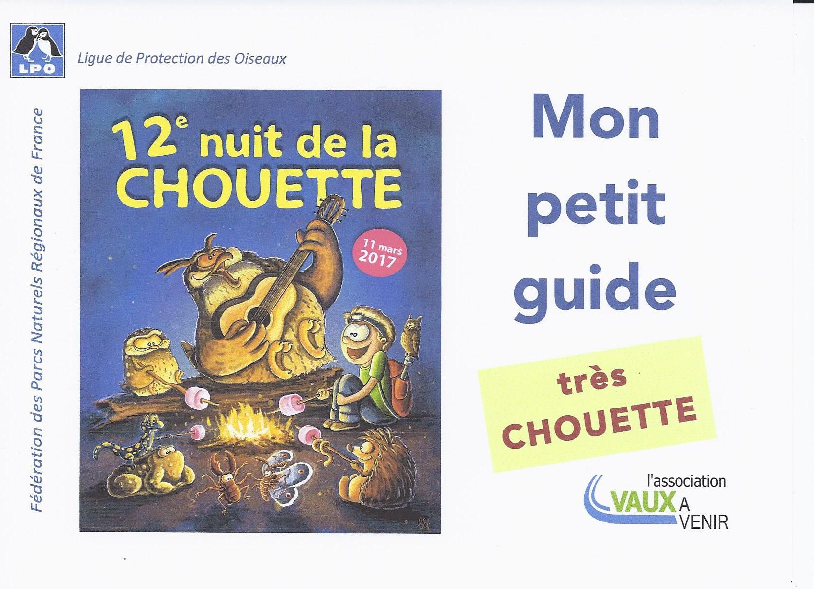 Création du petit guide trés chouette diffusé aux élèves de Vaux-Sur-Mer