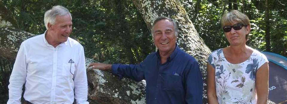 Allain Bougrain-Dubourg, Président de la Ligue pour la protection des oiseaux et Dominique Chevillon, vice-président de la LPO à Vaux-Sur-Mer en août 2019