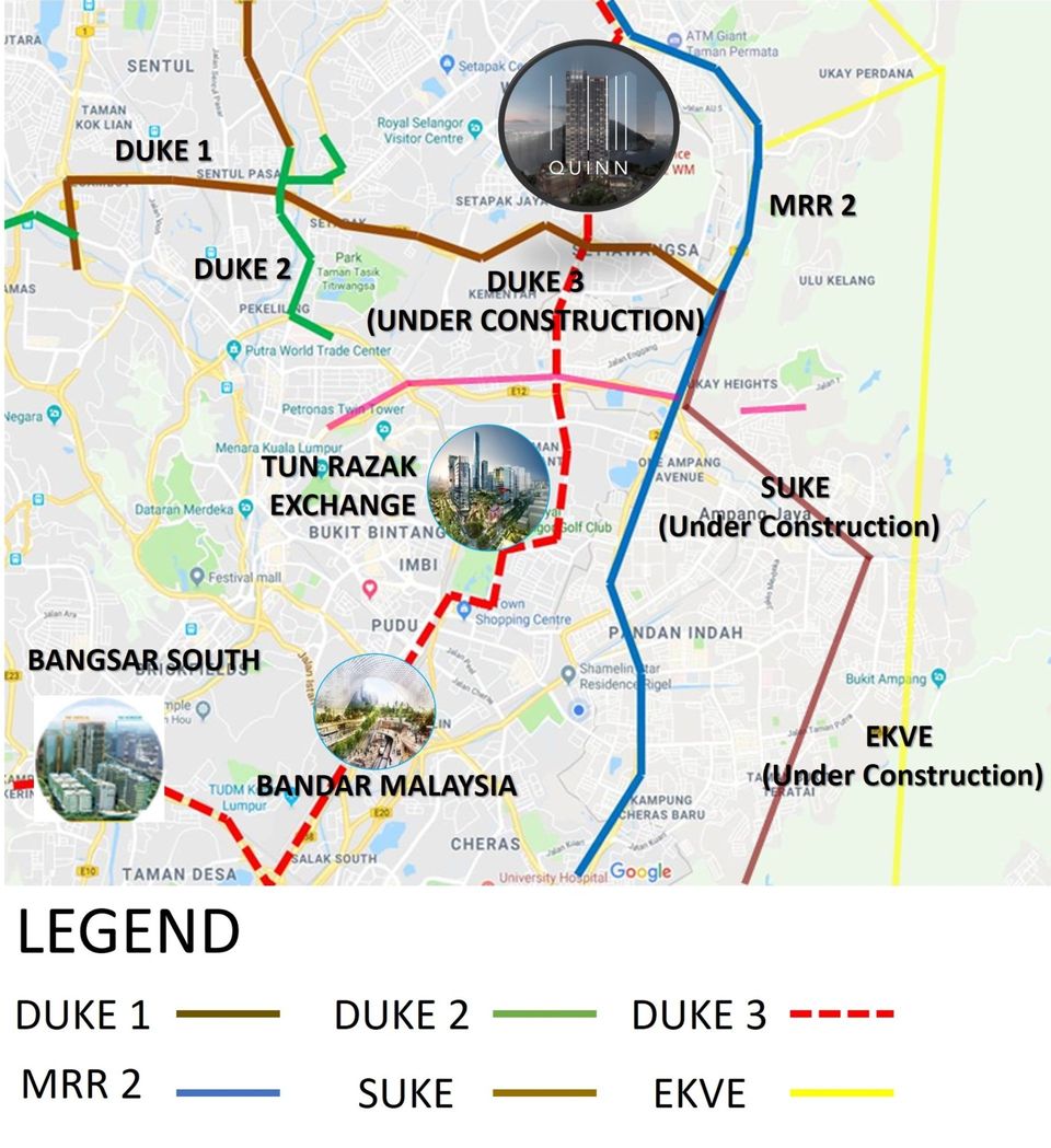 duke 2 highway map