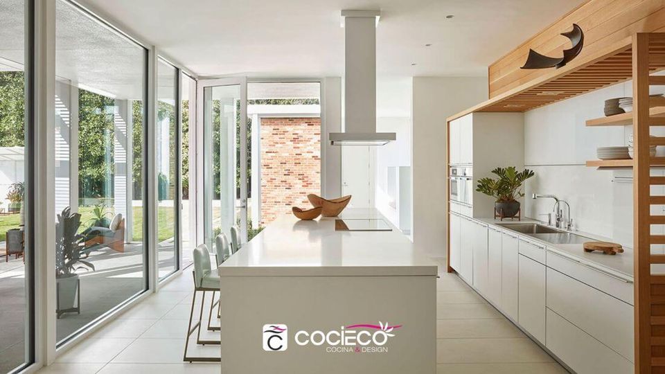 Cocinas ABIERTAS al SALON Modernas en Madrid | Cocieco