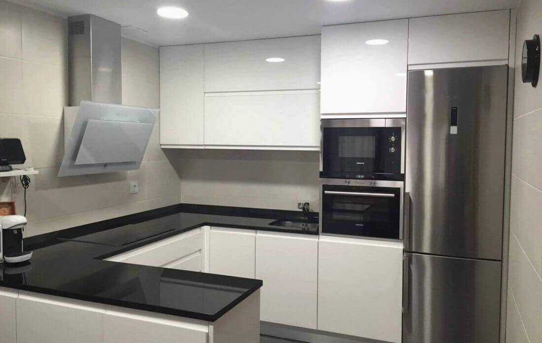 Cocinas BLANCAS y Grises - Cocina Gris | Cocieco