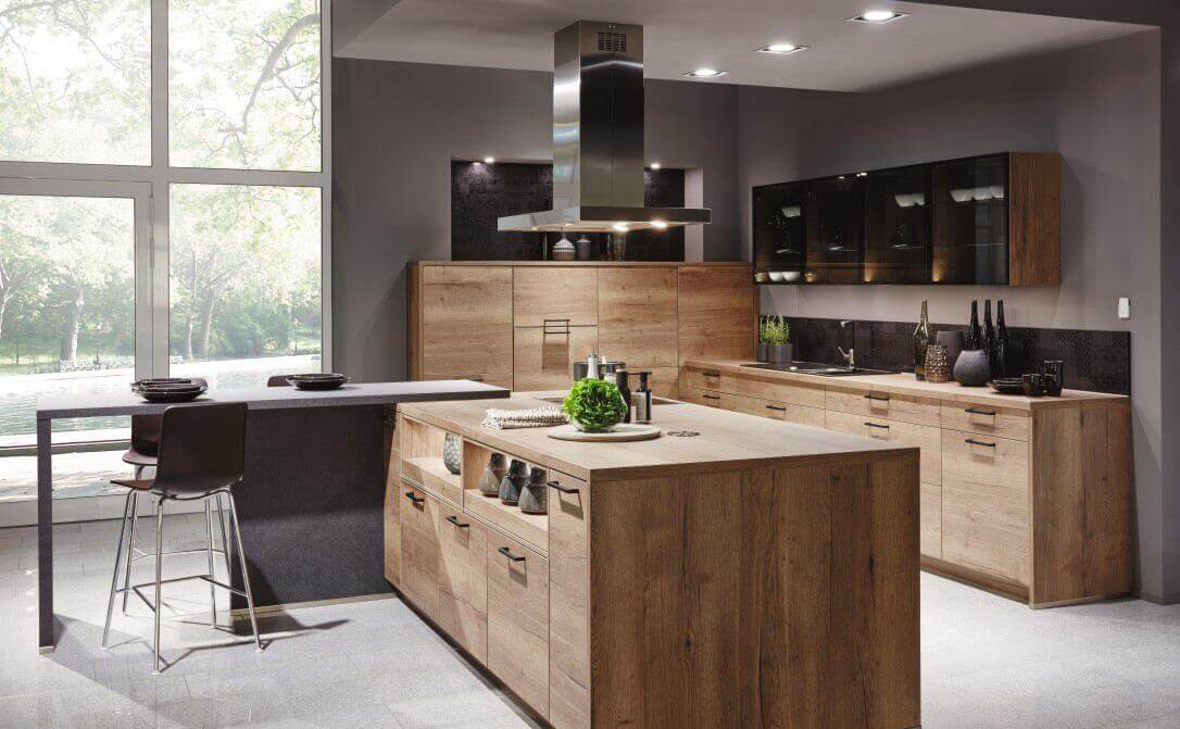 Cocinas MADERA Modernas en Madrid | Cocieco