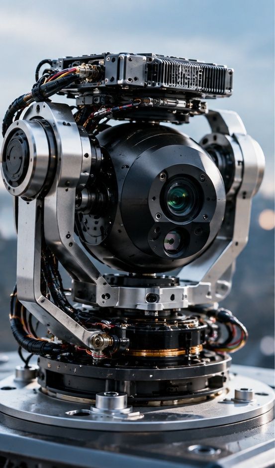 Stabilized electro-optical mechatronic sensor system