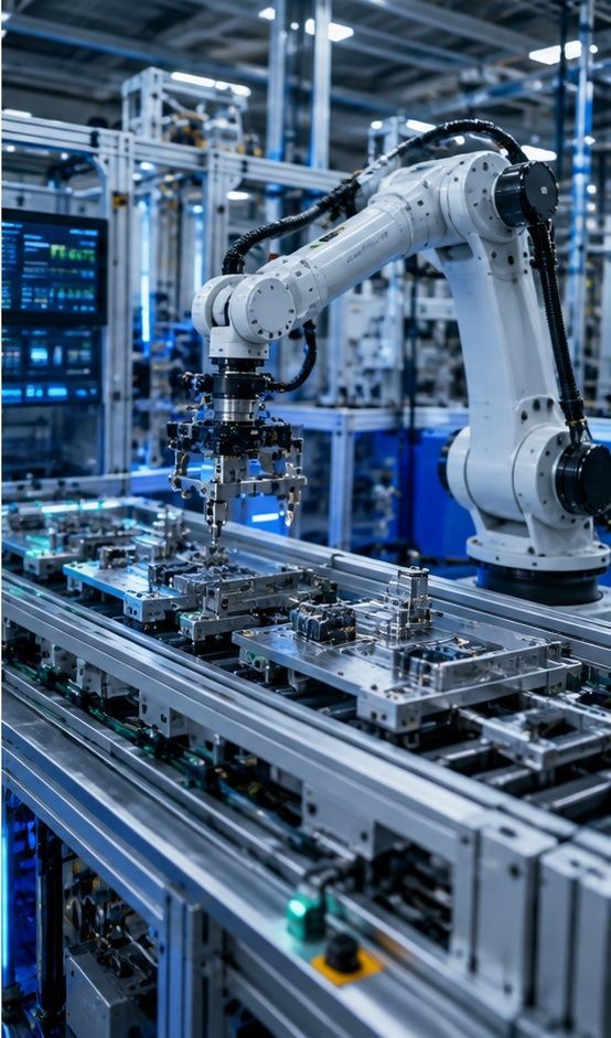 Industrial automation and end-of-line production system