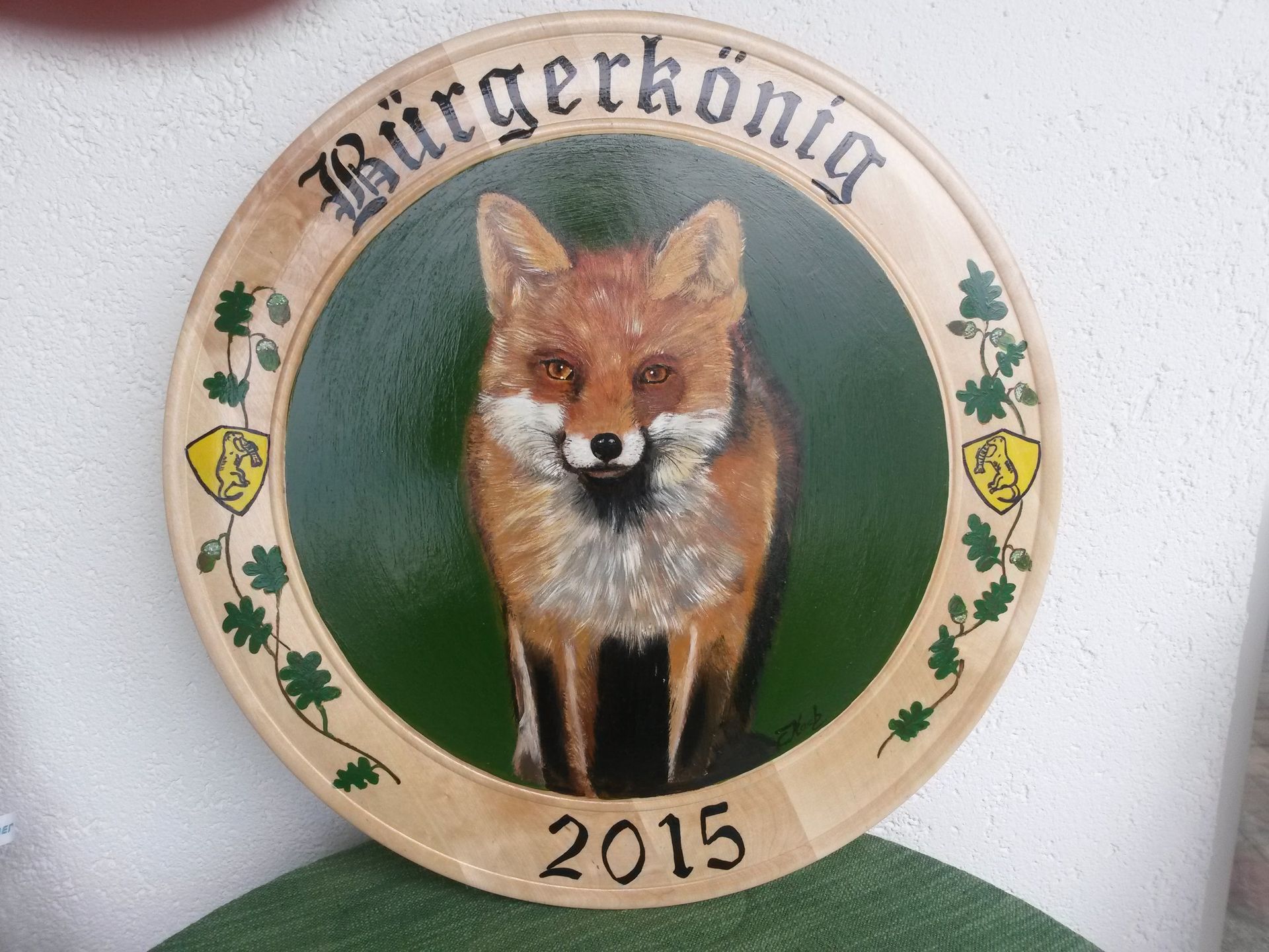 Schützenscheibe mit Fuchs