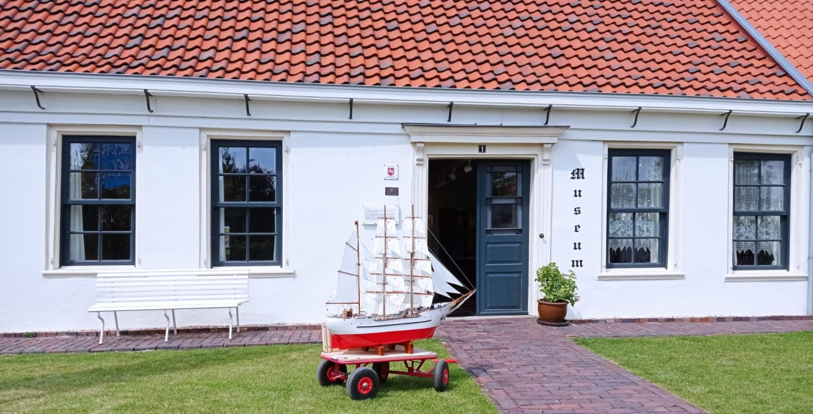 Ansicht vom Zwei-Siele-Museum in Dornumersiel/Westeraccumersiel