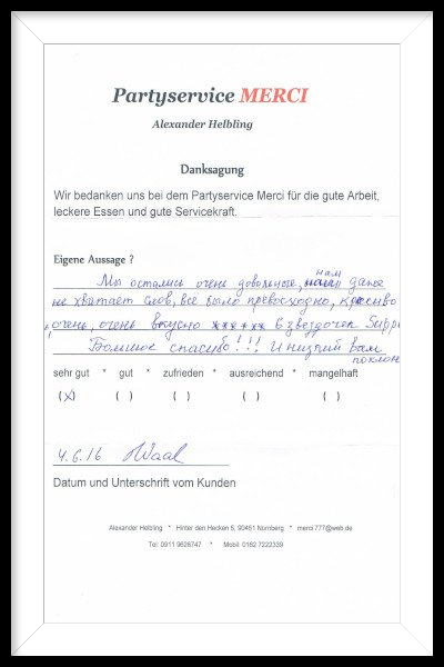 russischer partyservice 04.06.2016