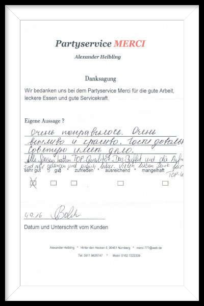 russischer partyservice 04.09.2016