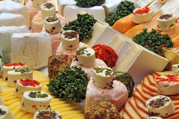 käseplatten russische hochzeit