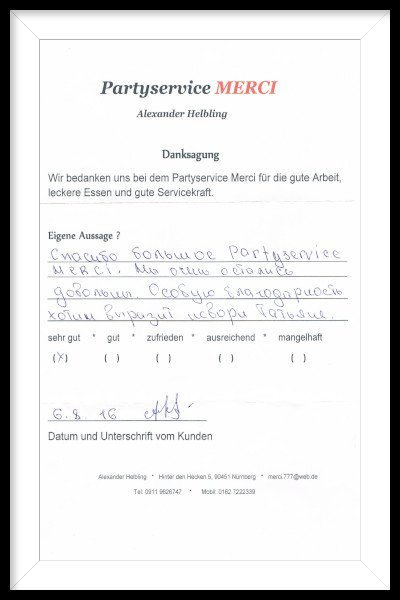 russischer partyservice 06.08.2016