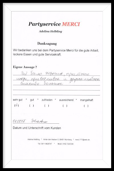 russisches catering 14.01.2017