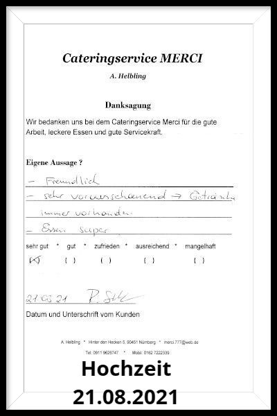 russisches catering 21.08.2021