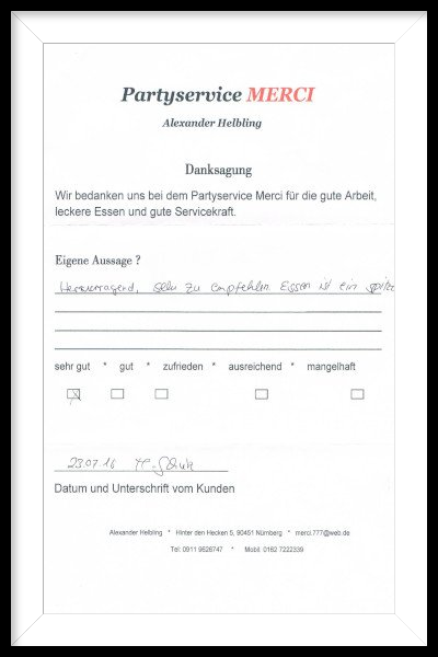 russischer partyservice 23.07.2016