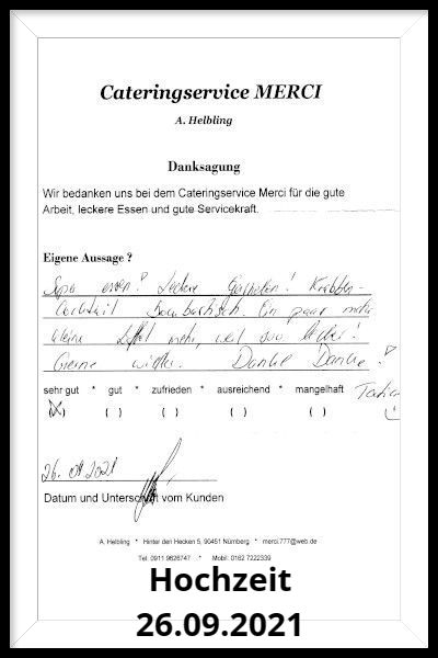 russisches catering 26.09.2021