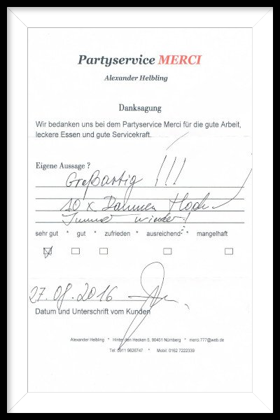 russischer partyservice 27.08.2016