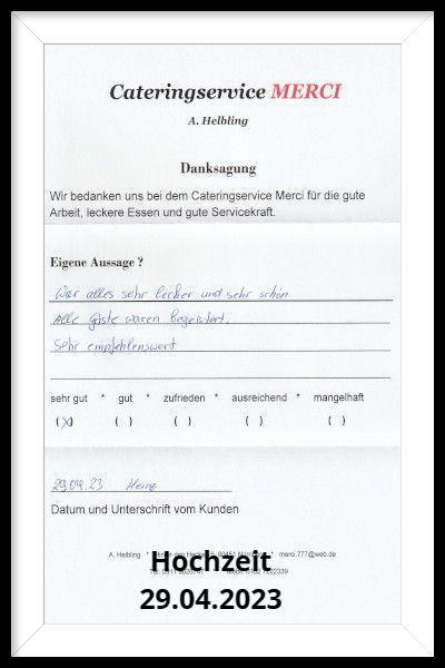 russisches catering 29.04.2023