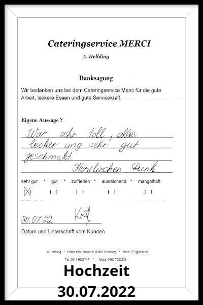 russisches catering 30.07.2022