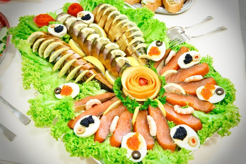 kaltes buffet russische hochzeit