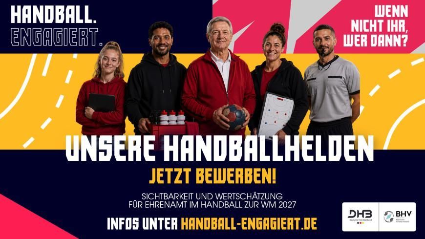 Unsere Handballhelden- jetzt bewerben!