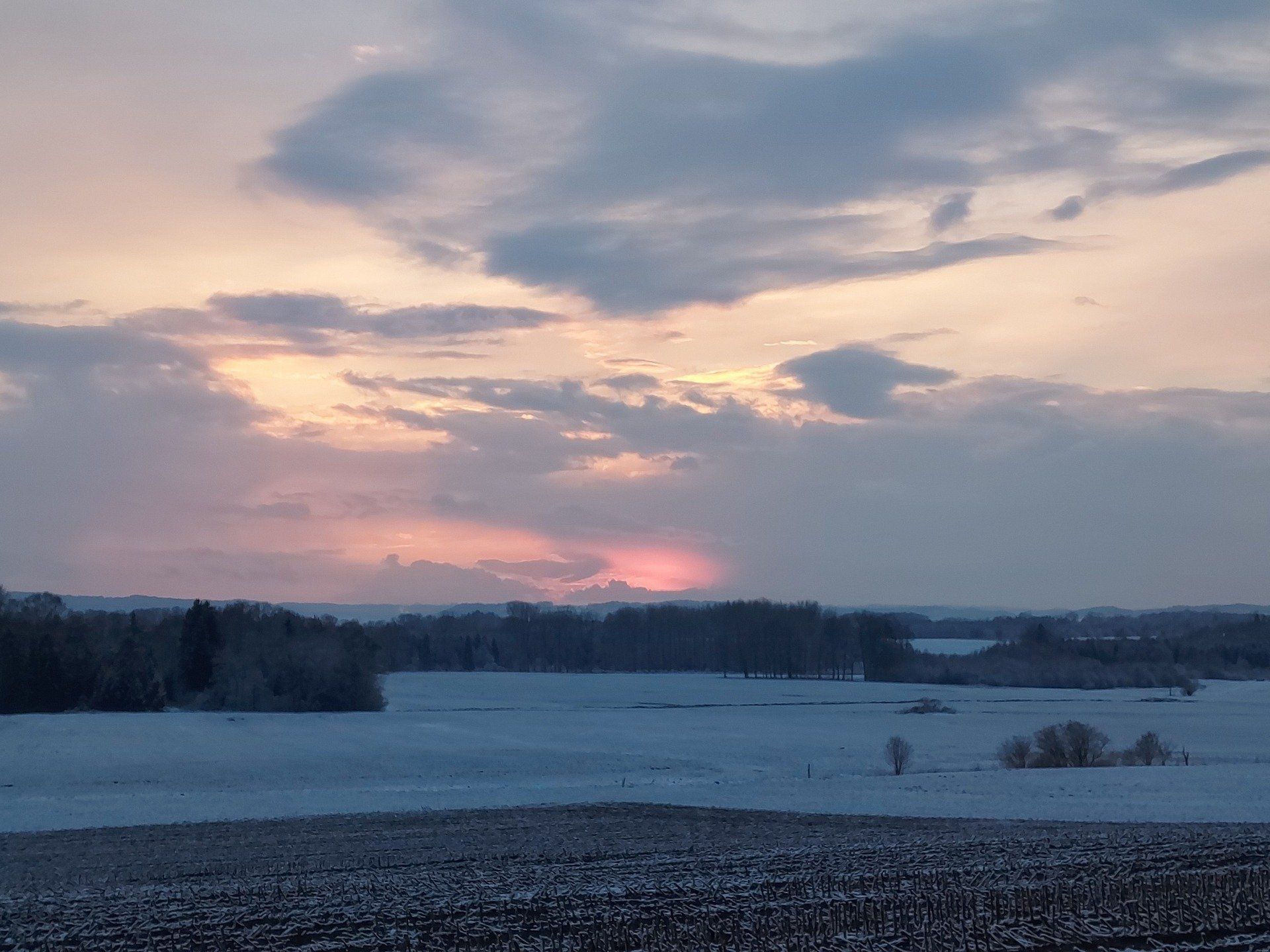 Sonnenuntergangsstimmung