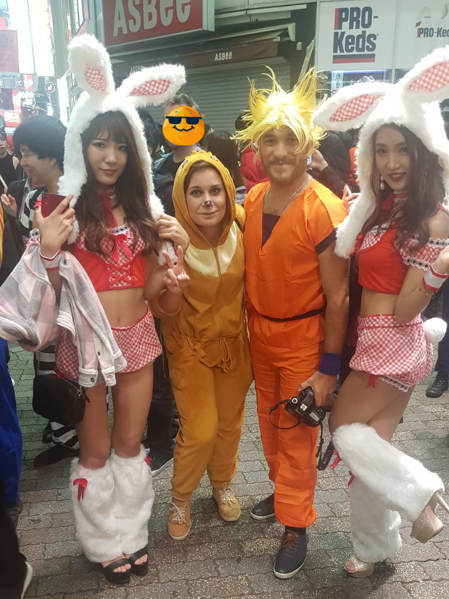 Halloween à Shibuya en compagnie de japonaises