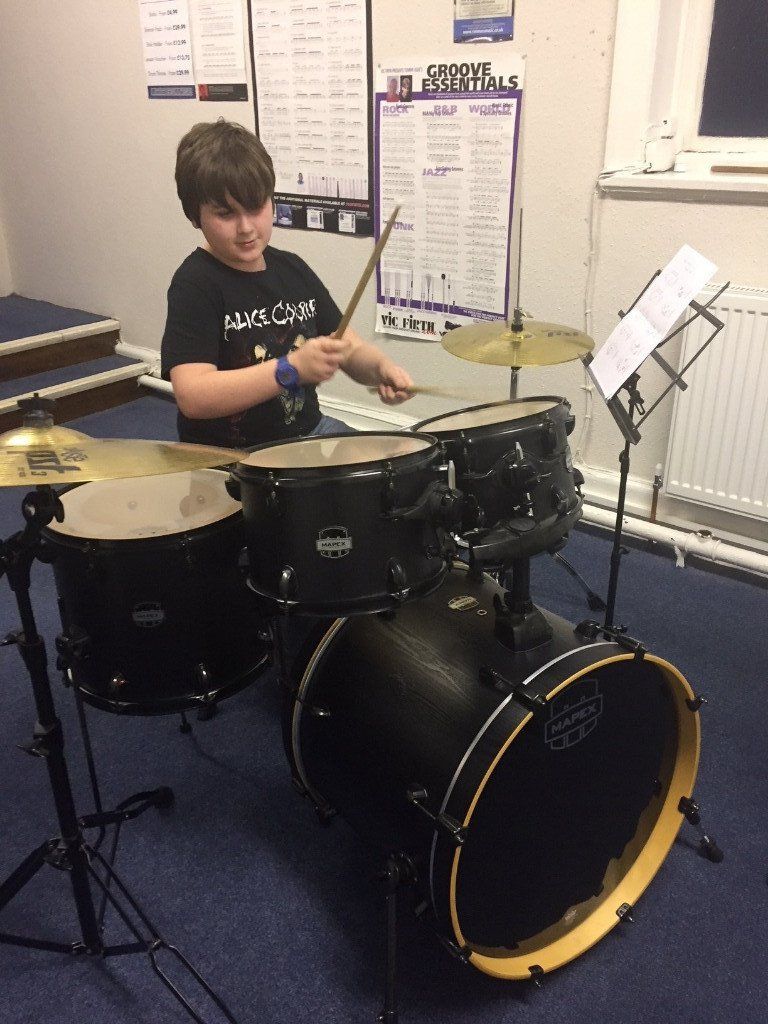 Drum tuition in Bury Lancashire