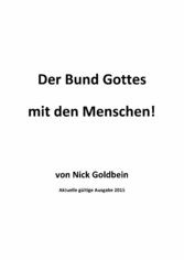 Buchcover: Text auf weißem Grund. Kein Bild. Darüber Text: Der Bund Gottes mit den Menschen.