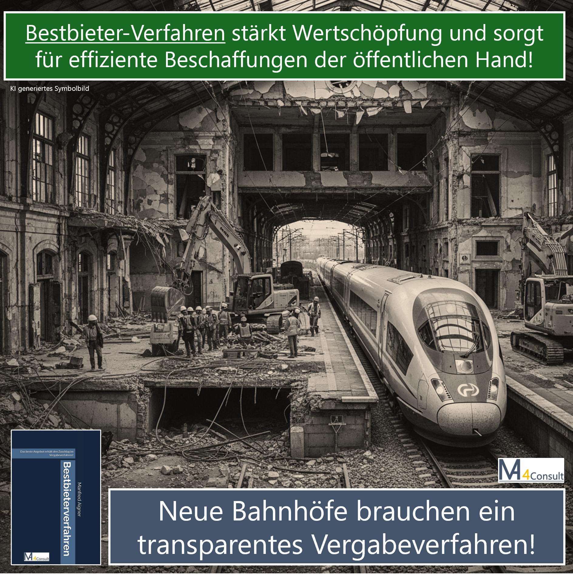 Bestbieter-Verfahren stärkt die lokale, regionale, nationale und europäische Wertschöpfung, und sorgt für effiziente Beschaffungen der öffentlichen Hand durch transparante Vergabeverfahren.