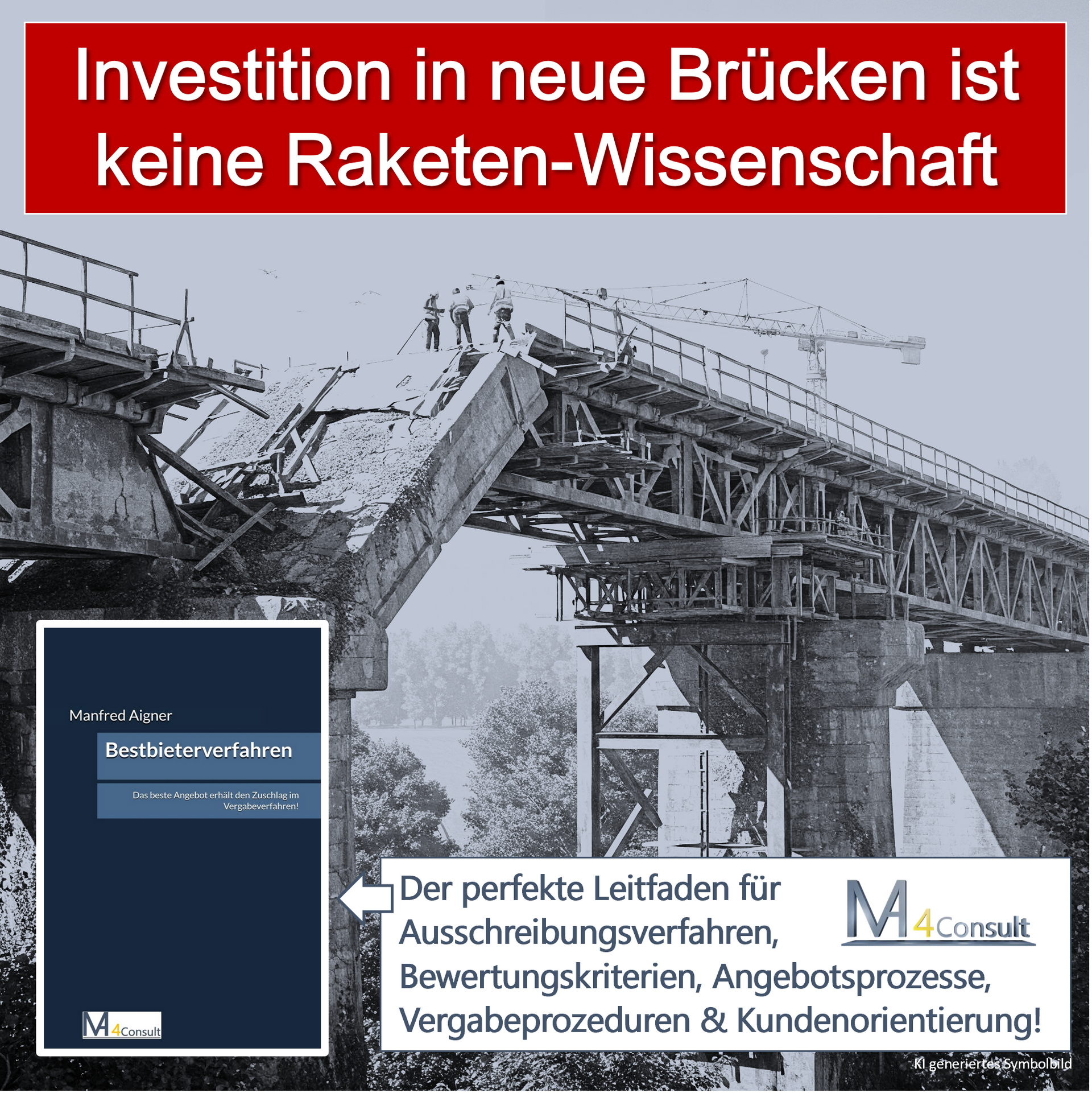 Investition in neue Brücken und Infrastruktur ist keine Raketen-Wissenschaft. Das hier ist der perfekte Leitfaden für Bewertungskriterien, Angebotsprozesse, Vergabeprozeduren und Kundenorientierung.