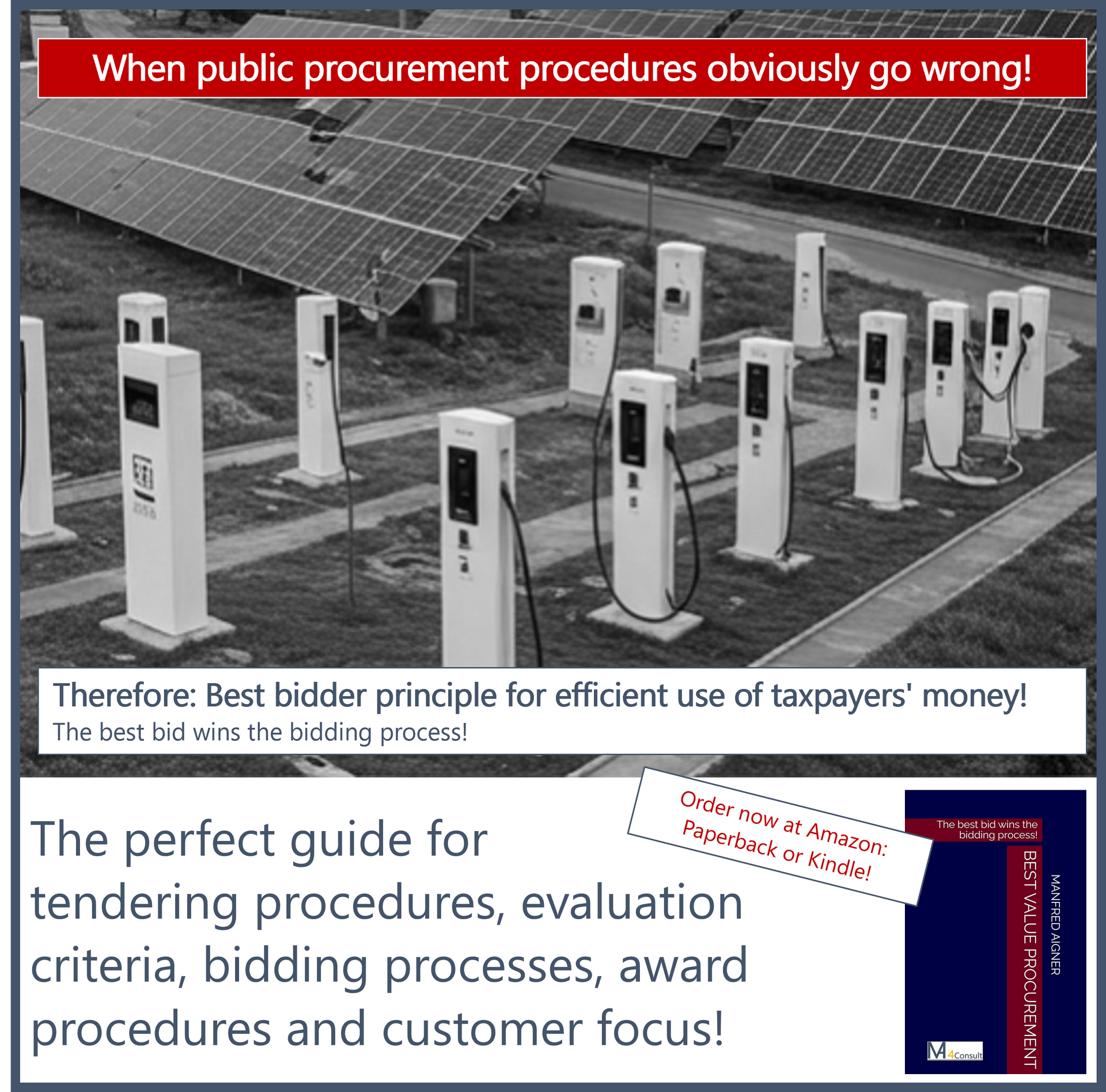 When public procurement procedures go wrong, the best bidder principle can help to ensure efficient use of taxpayers money.