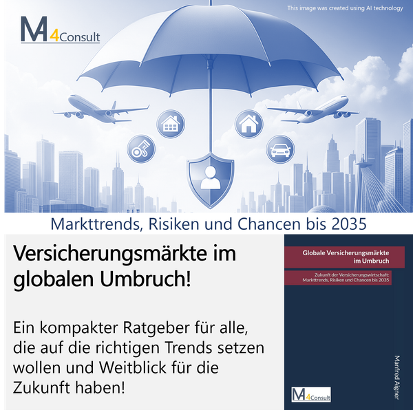 Versicherungsmärkte im globalen Umbruch. Ein kompakter Ratgeber für alle, die auf die richtigne Trends setzen wollen und Weitblick in der Versicherungsindustrie für die Zukunft haben.
