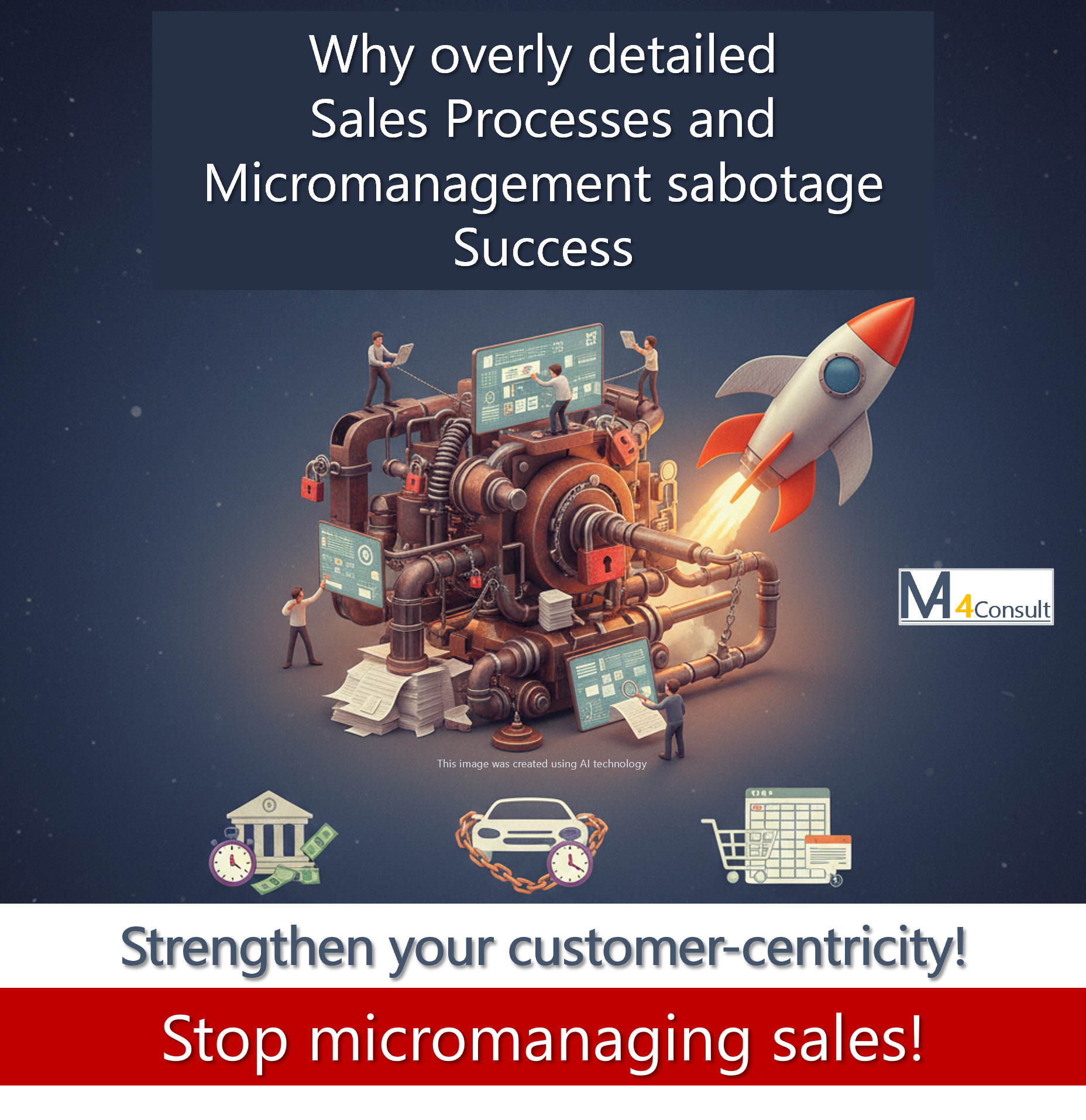 Why overly detailed sales processes and micromanagement sabotage success.