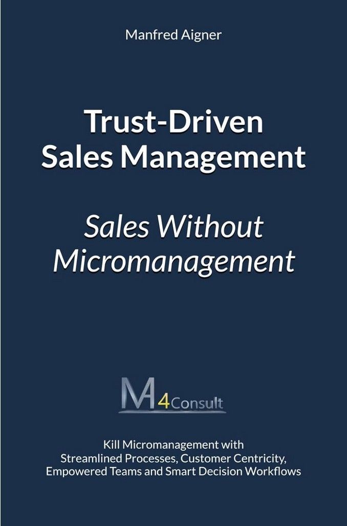 Sales Process Guide Trust-Driven Sales Management handbook with lean, smart sales processes where customer centricity is reality. Automation, standardization, and lean principles boost sales efficiency and effectiveness secure sustainable growth in sales and revenues.