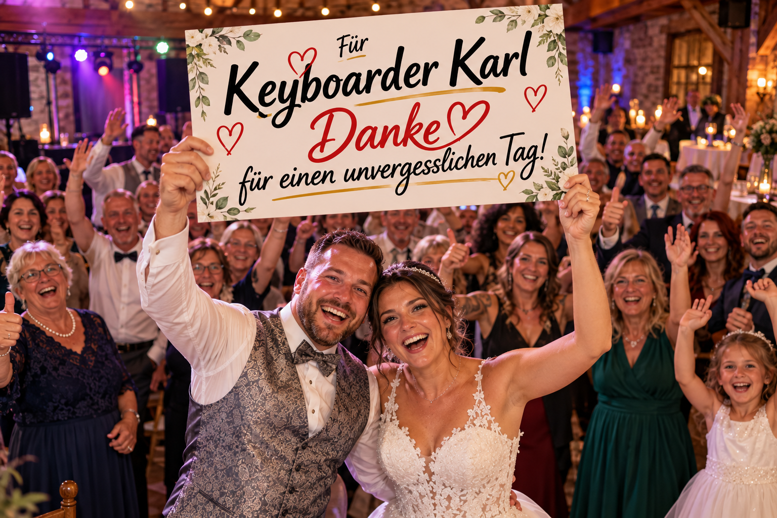 Danke an DJ Keyboarder Karl