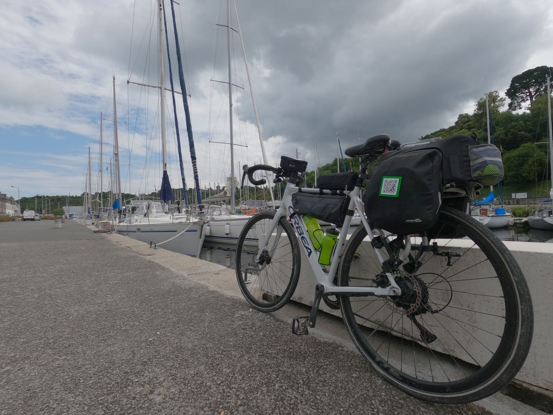 Bikepackingtour - Der Hafen von Saint  Brieuc