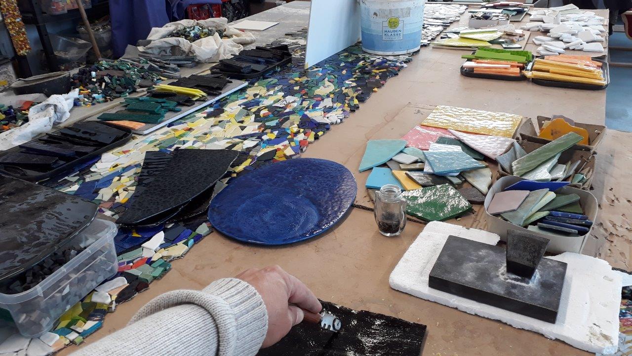 Mosaik machen